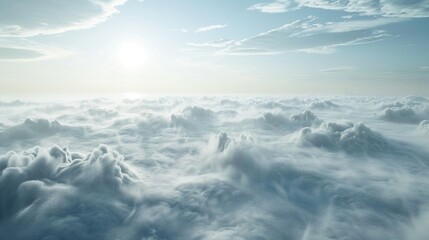 Ethereal tendrils of mist meander across a vast expanse of seamless white, evoking a sense of wonder.
