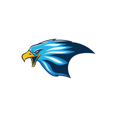 Eagle mascot logo esport design