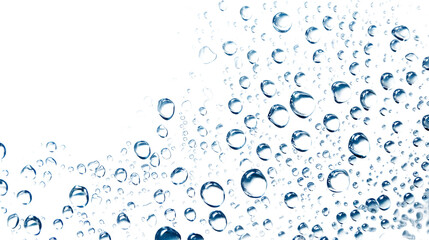 water droplets isolated on transparent background