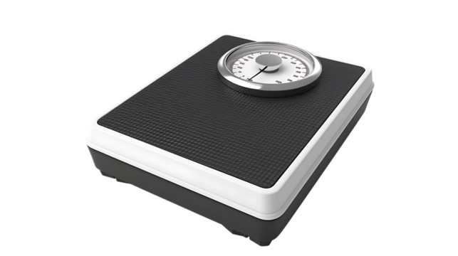 Weight scale isolated on transparent background - Powered by Adobe