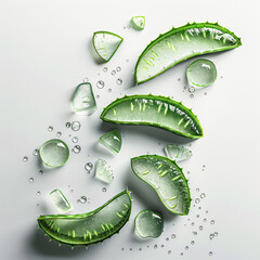 sliced cucumber slices