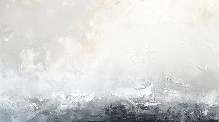 Subtle gradients of white converge, painting a serene tableau of abstract beauty.