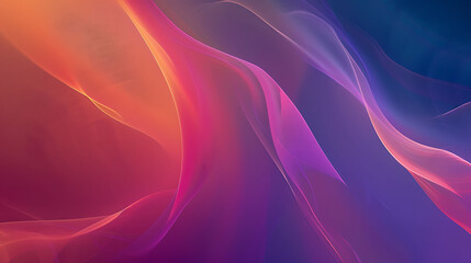 Abstract background with colorful waves.