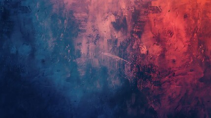 Abstract grunge blue and red texture with a dark background.