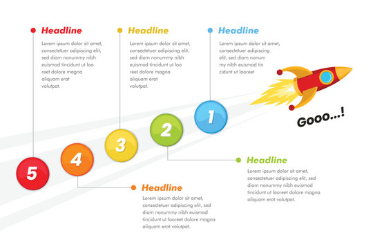 Vector design infographics template