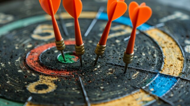 Thumbtack on the dart