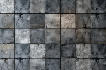 grey marble brick wall with square parts forming texture pattern 