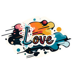 text love background
