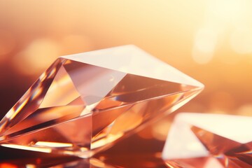 Close-up of multicolored crystals imitating natural minerals available for purchase as stock photo