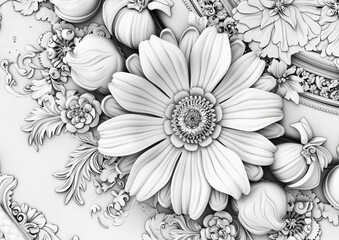 Floral Mandala Coloring Pages For KDP or Coloring Book