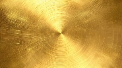 Elegant golden brushed metal texture for abstract background.