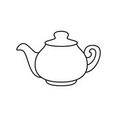 Kettle line icon, kitchen and teapot, kettle vector icon.