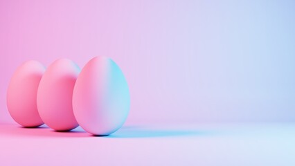 minimalist Easter egg design with a sleek glass texture, offering a contemporary and elegant take on traditional holiday decor.