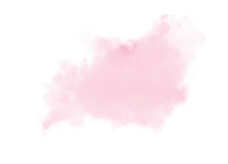 Abstract pink watercolor on white background for wedding elements. or card templates for greetings or invitations on valentines Day
