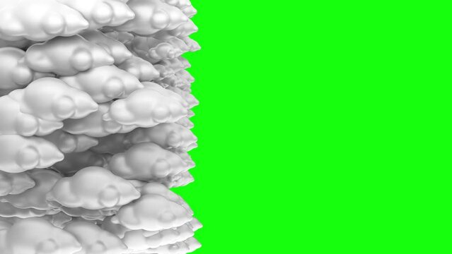 5 Animated 3D Transition Pack 4K 60Fps GreenScreen