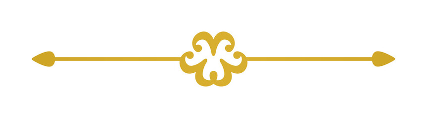 Decorative ornamental filigree and thin dividers