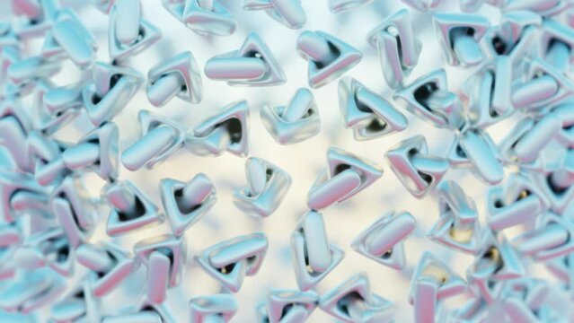 Minimalist interpretation of interconnected blocks symbolizing blockchain