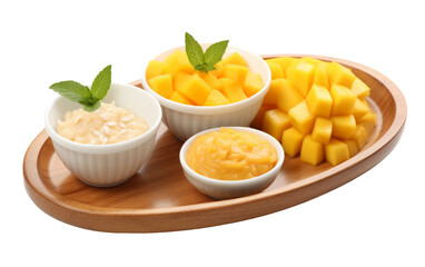 Mango Rice Puree Minis on white background