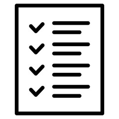 Document checklist icon