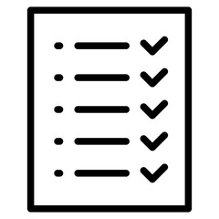 Document checklist icon