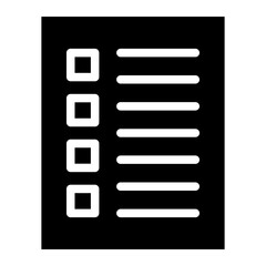Document checklist icon