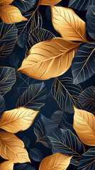 Seamless pattern with flowers, leaves, and abstract colors for a vintage wallpaper or nature-inspired design. 
