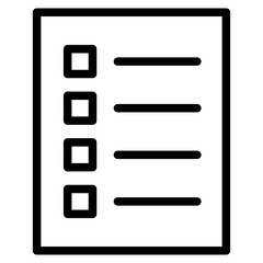 Document checklist icon