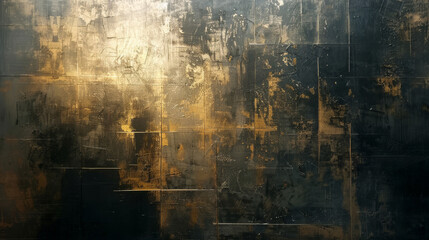 Metallic textures in abstract expression, crafting sophisticated backgrounds of sleek elegance - obrazy, fototapety, plakaty