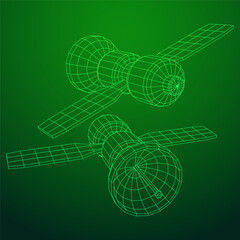 Space station communications satellite.