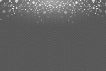 
Glow light effect. Vector illustration. Christmas flash of light and particles. On a transparent background.
