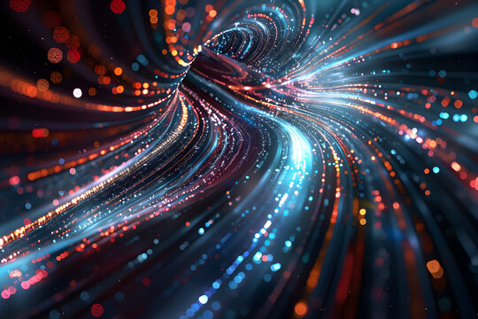 Abstruct background - flow of digital information 