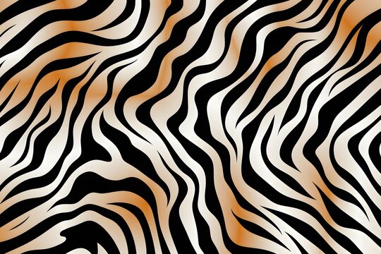 Elegant and unique white tiger stripes pattern, adding a touch of sophistication and a sense of the wild to your design projects.