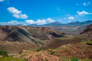 Majestic Aladaglar Mountain Range Under Blue Skies, East-Azerbaijan, Iran