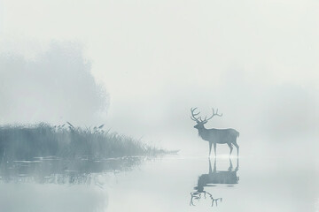 Deer minimalism.