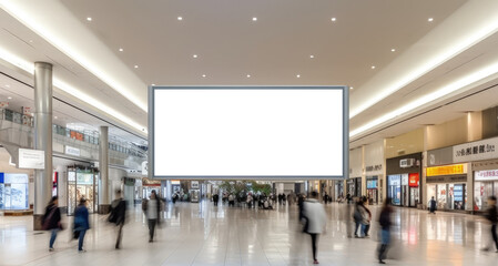 A billboard or digital sign in a public space. png