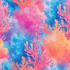 Fototapeta na wymiar corals bright background.