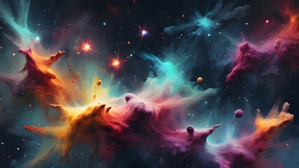 Fototapeta premium Cosmic Background