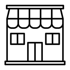Shop line icon