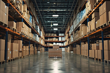 warehouse shelves with boxes, worker in warehouse, warehouse, warehouse workers in warehouse, person in a warehouse