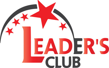 Leader star logo design template vector file