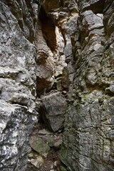 Rocky natural surface