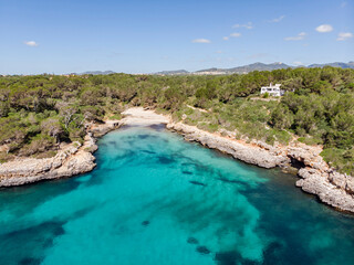 Cala Sa Nau, Felanitx, Mallorca, Balearic Islands, Spain