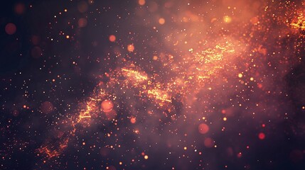 Fototapeta na wymiar luminous abstract firework sparkle bokeh background, adding radiance and glow to festive celebration
