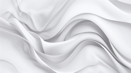 modern white background with abstract wave pattern and smooth lines, creating an elegant and creative backdrop for digital graphics