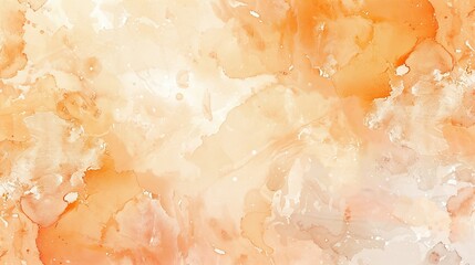 colorful pastel orange background, hand-painted texture adding depth to the artistic illustration
