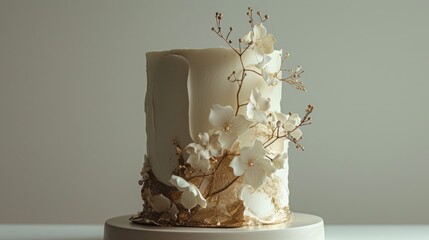 white festive cake.​.