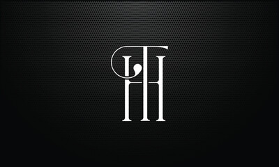 HT, TH, H, T, Abstract Letters Logo Monogram