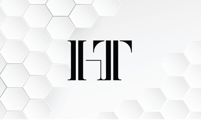 HT, TH, H, T, Abstract Letters Logo Monogram