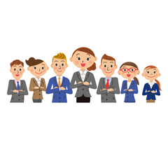 女性実業家を中心に会社員が集合