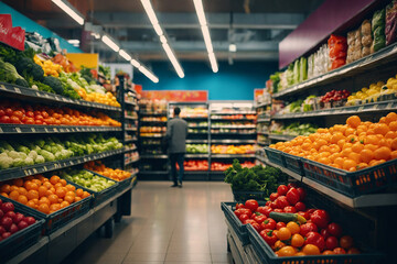 vegetables at the market and a man doing shopping